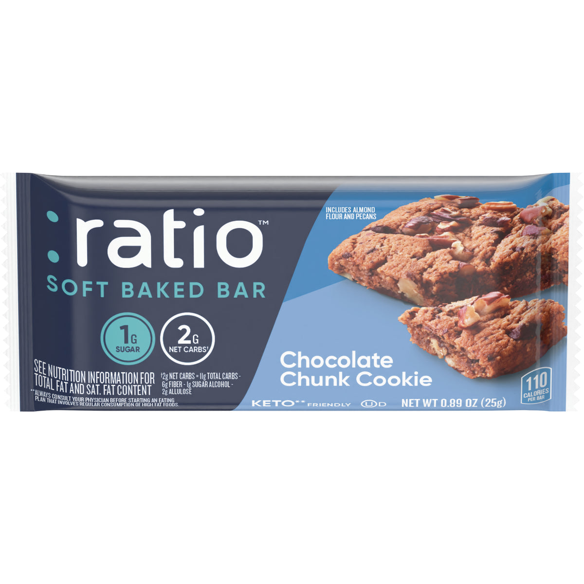 ratio Chocolate Chunk Cookie Soft Baked Bar