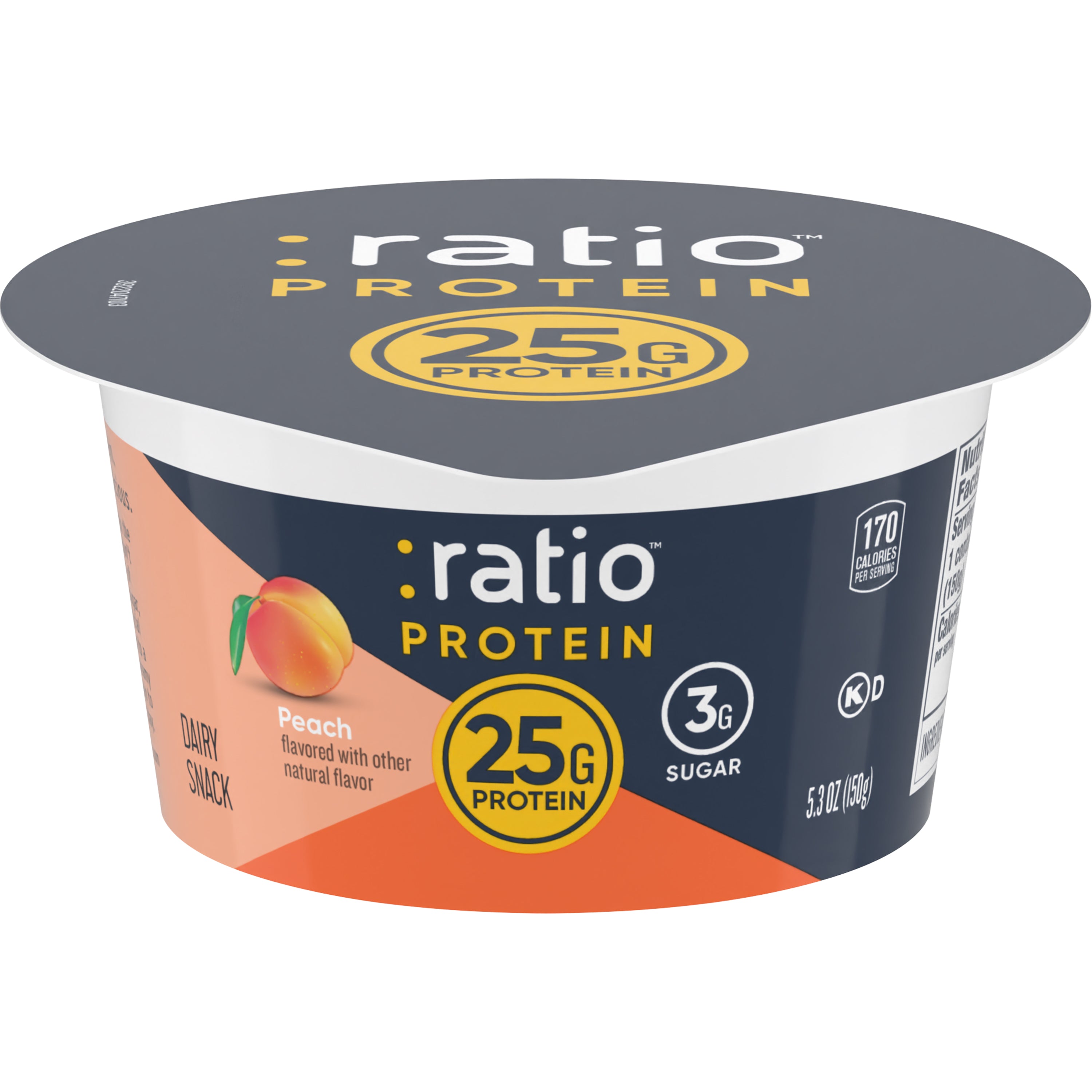 :ratio Protein Peach Dairy Snack