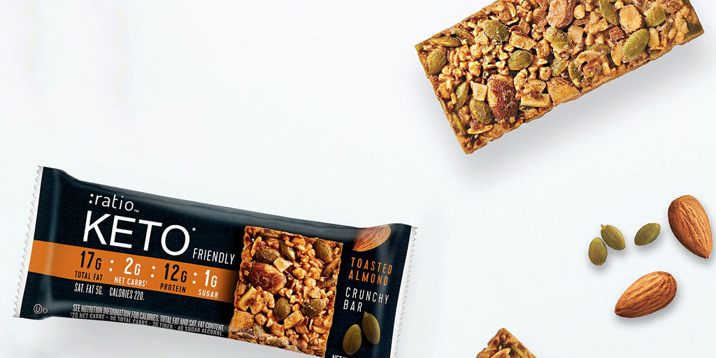 Two Toasted Almond Crunchy Bars.