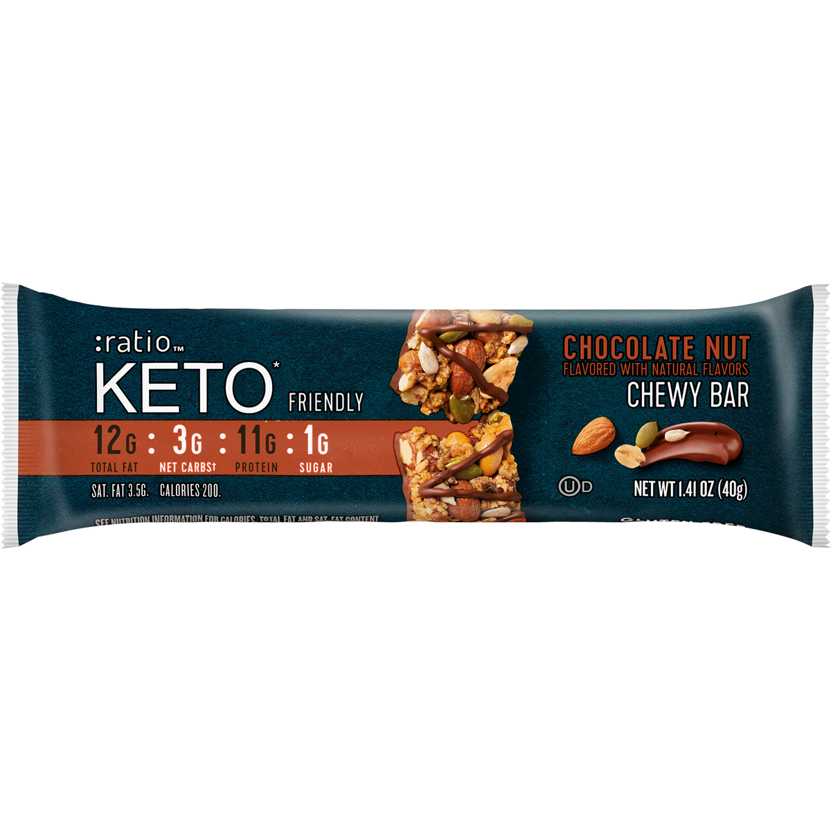 Toasted Almond Keto* Friendly Crunchy Bar | Ratio Food